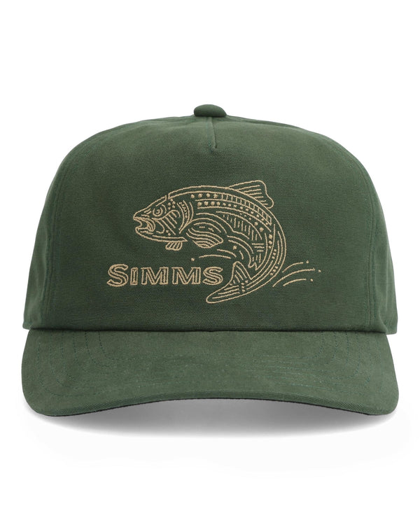 Simms Double Haul Riffle Green Hat - LOTWSHQ