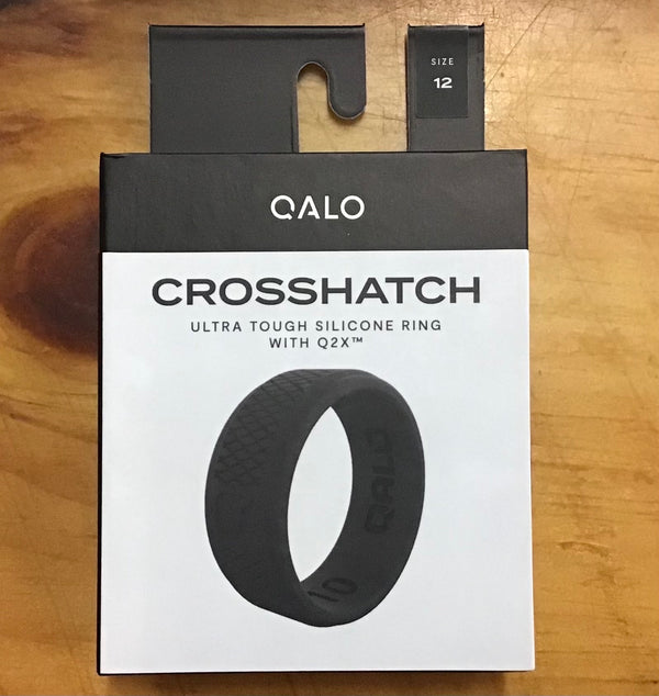 Crosshatch Silicone Ring Qalo Crosshatch Ring QALO Women's Desert