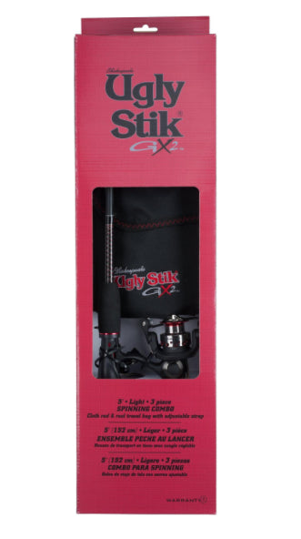 shakespeare ugly stik gx2 spinning combo Berkley Ugly Stik GX2 Spinning Combo Travel Rod