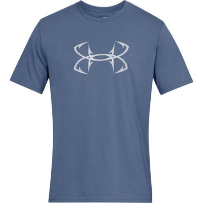 Under Armour Fish Hook Logo Women's T-Shirt - Black / Coded Blue
