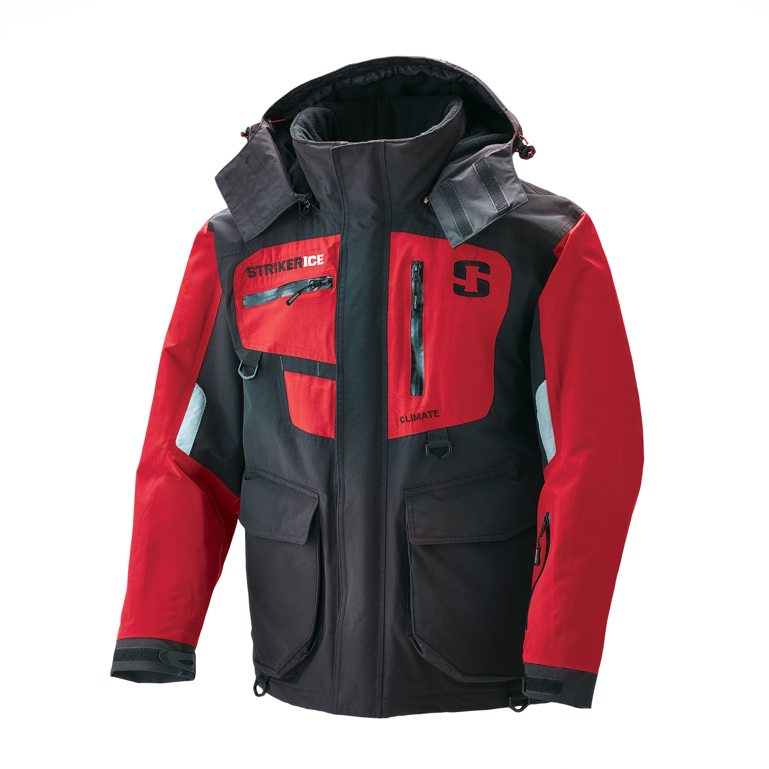 Striker Ice Climate Jacket - Red/Black - Front