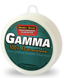 Gamma 100% Fluorocarbon Transparent Leader Material - LOTWSHQ