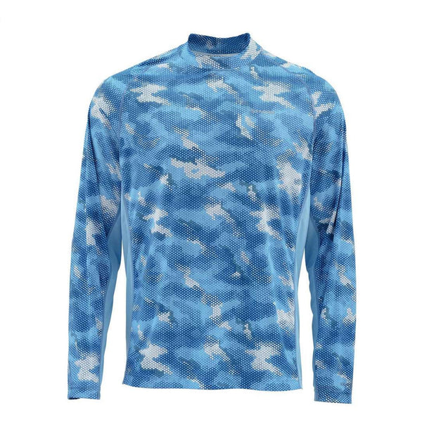 Simms SolarFlex Long Sleeve Crewneck Shirt Print LOTWSHQ