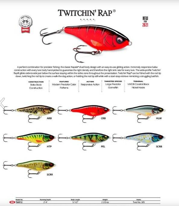 Rapala Twitchin' Rap®