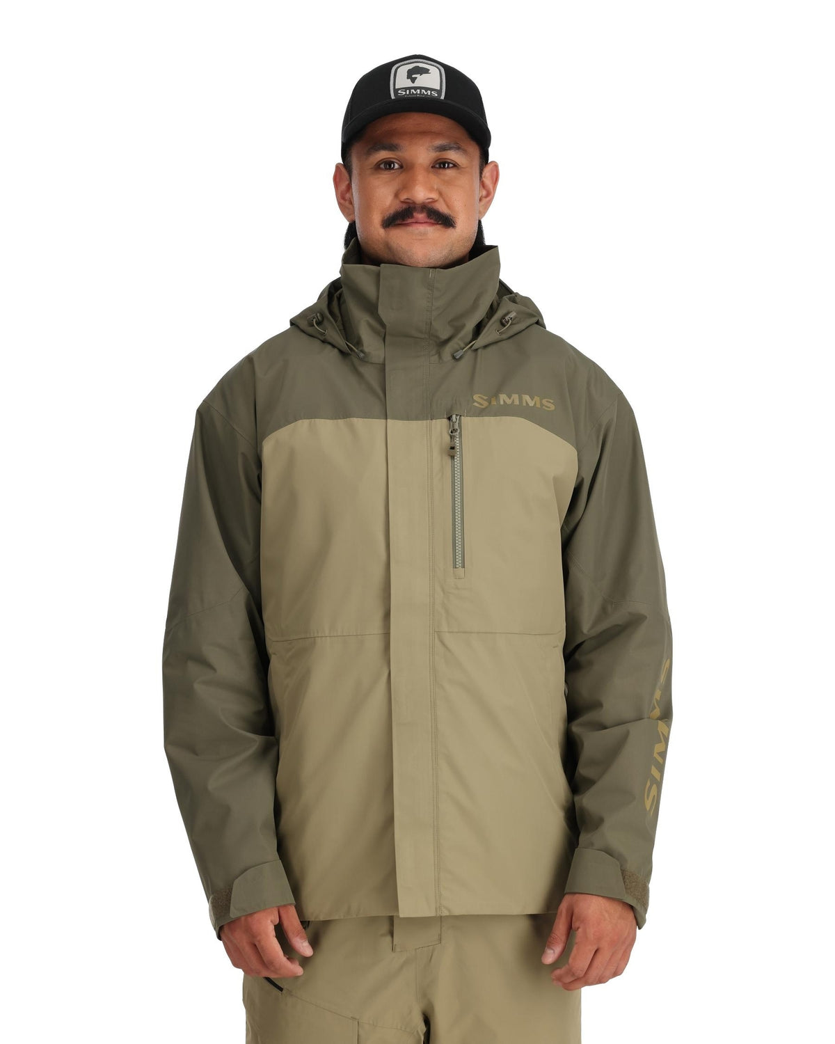 Simms Challenger Fishing Jacket 2023 (13675) - Regiment Camo Olive Drab ( Large - 2XL)