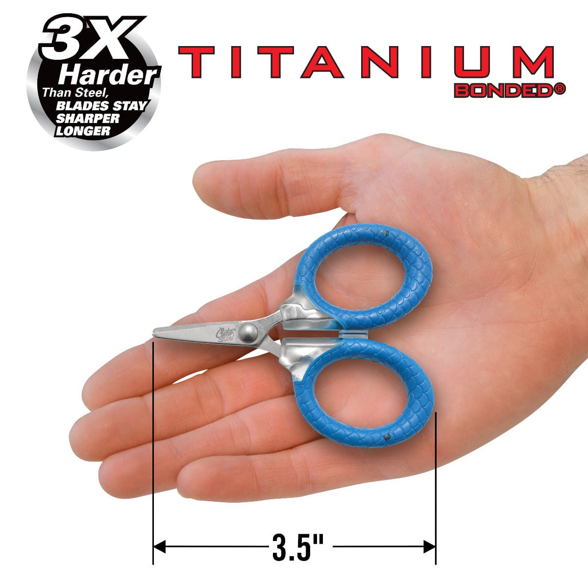Cuda 3&quot; Titanium Bonded Micro Scissors