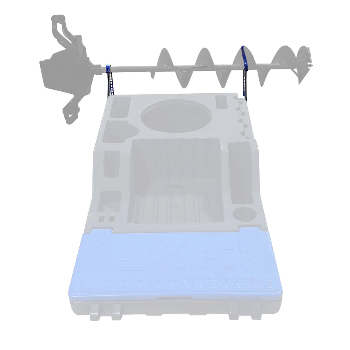 Otter Sonar Sled Auger Rack
