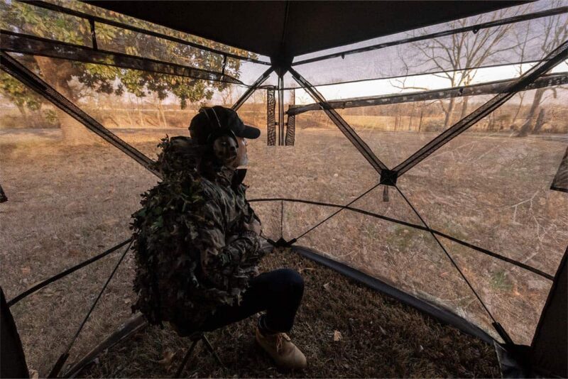 Rhino Blinds Rhino-180 See-Through Ground Blind