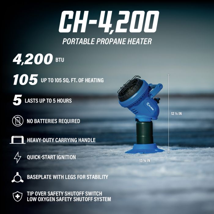 Clam CH-4200 Radiant Propane Heater