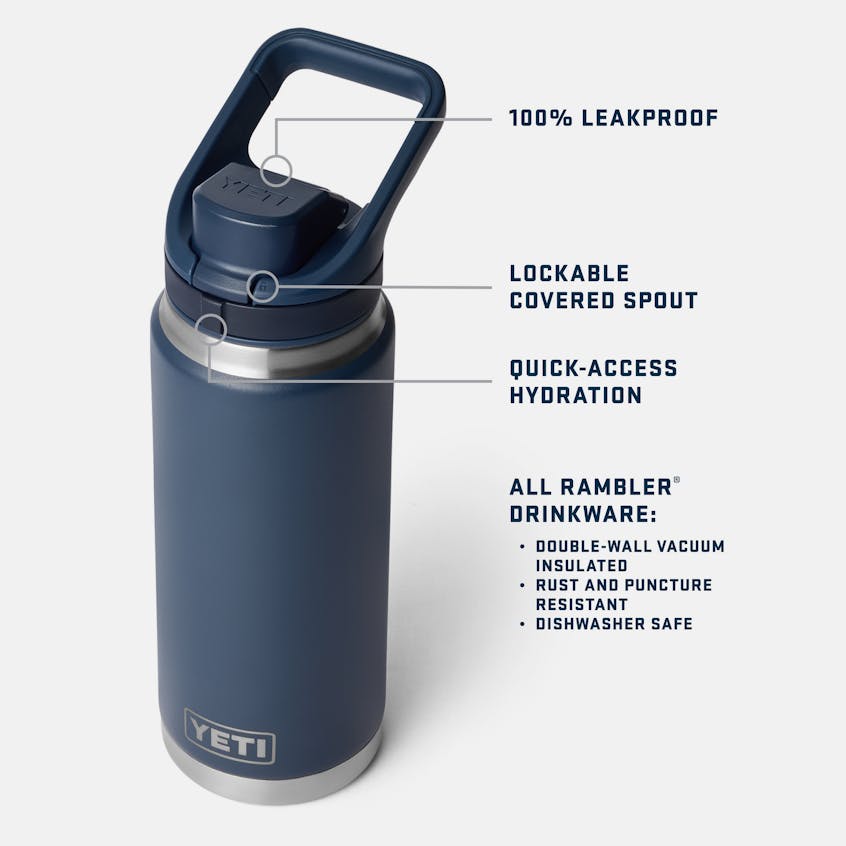 Yeti Rambler 26oz With Flip Chug Cap