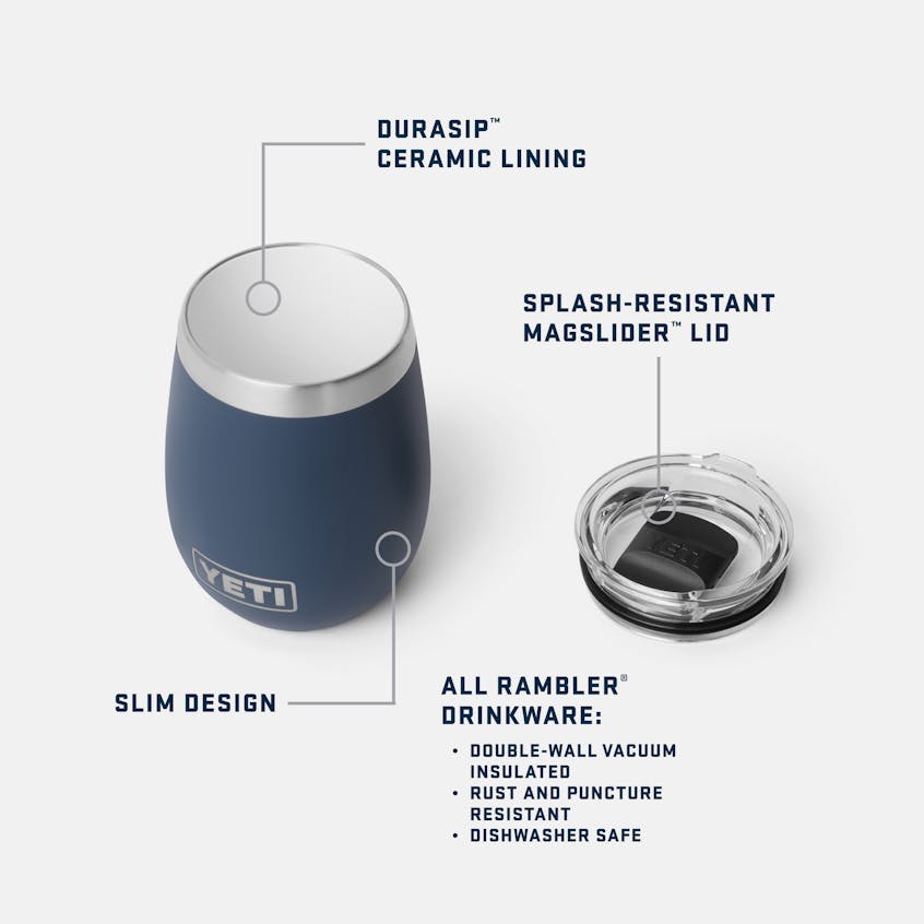 Yeti Rambler 10oz Ceramic Lined Wine Tumbler