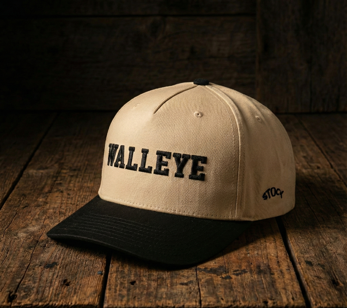 Stock Fishing Gear Two-Tone Walleye Hat