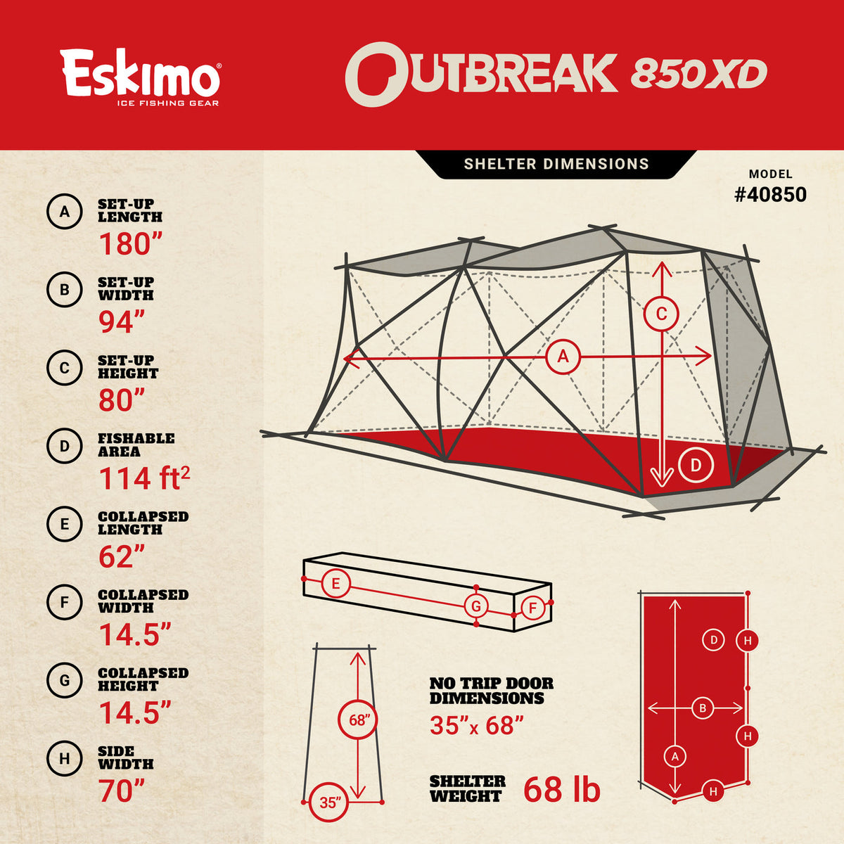 Eskimo Outbreak 850XD - LOTWSHQ