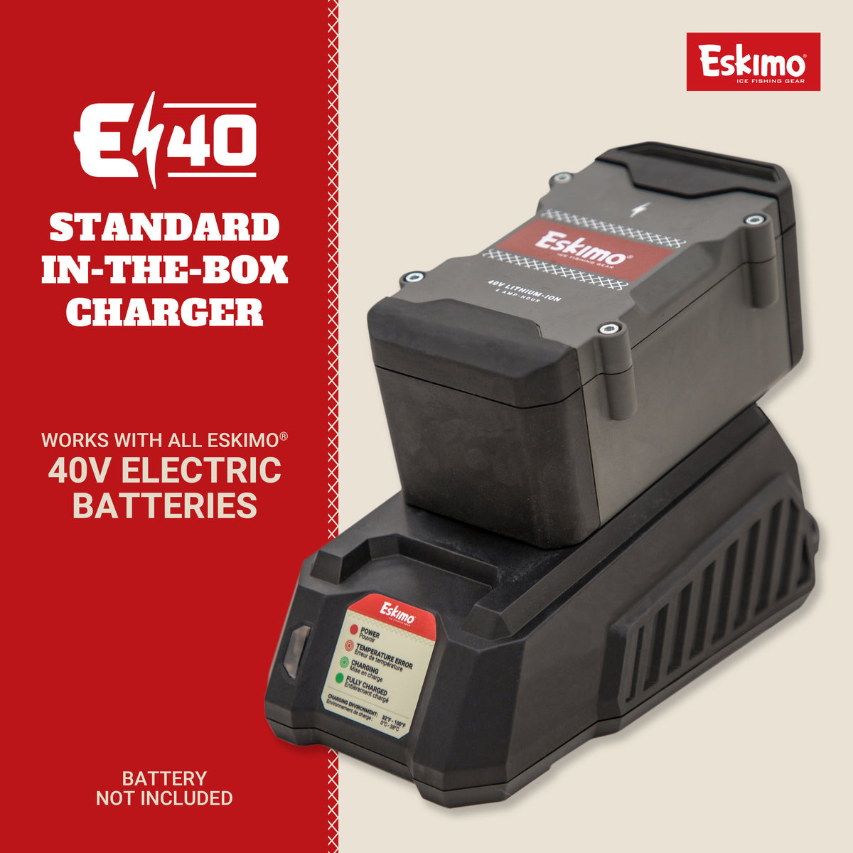 Eskimo E40 Battery Charger