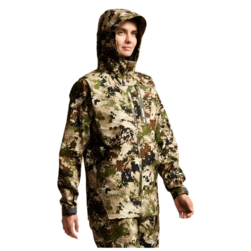 Camouflage jacket on a White background