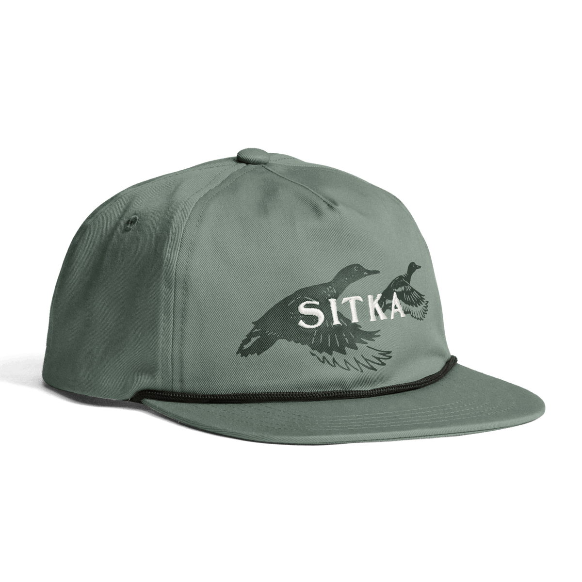 Sitka Rising Teal Unstructured Snapback