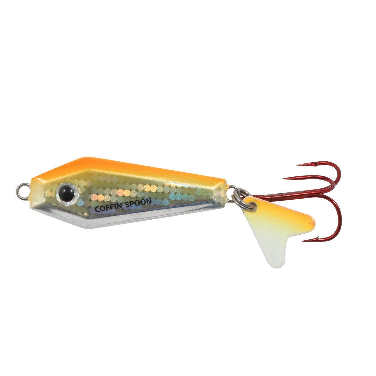 Northland GLO-SHOT Fire Belly Spoon 1/4oz - Super Glo Perch | Esca Da Spinning E Ice Fishing