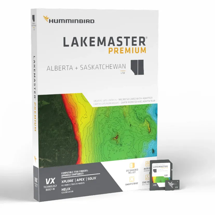 Humminbird LakeMaster VX V1 Premium Alberta & Saskatchewan