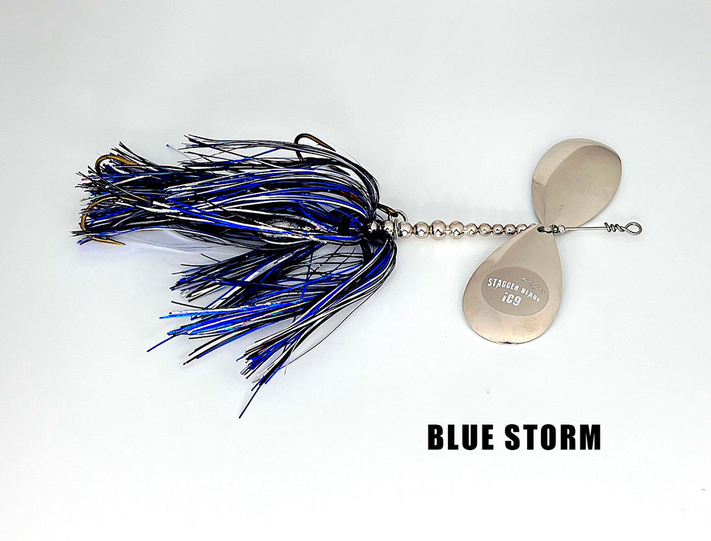 Musky Frenzy IC9 Stagger Blade Bucktail