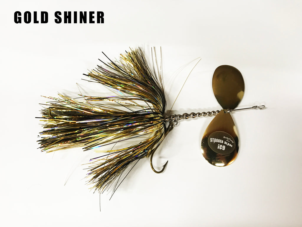 Musky Frenzy IC9 Stagger Blade Bucktail
