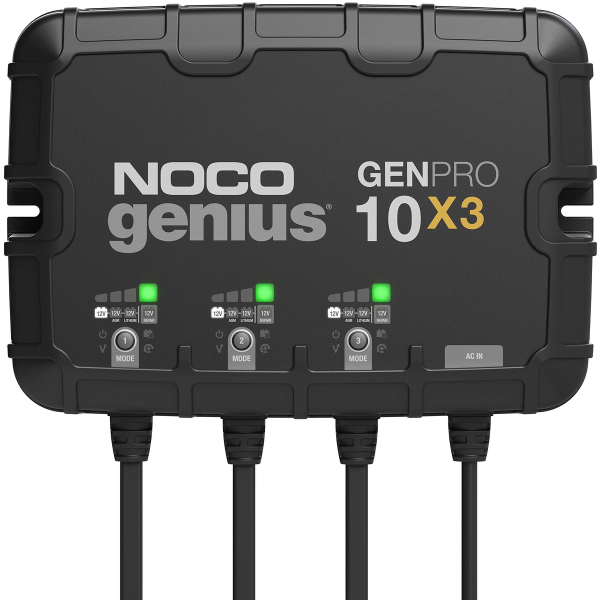 Noco 3-Bank 30Amp Battery Charger