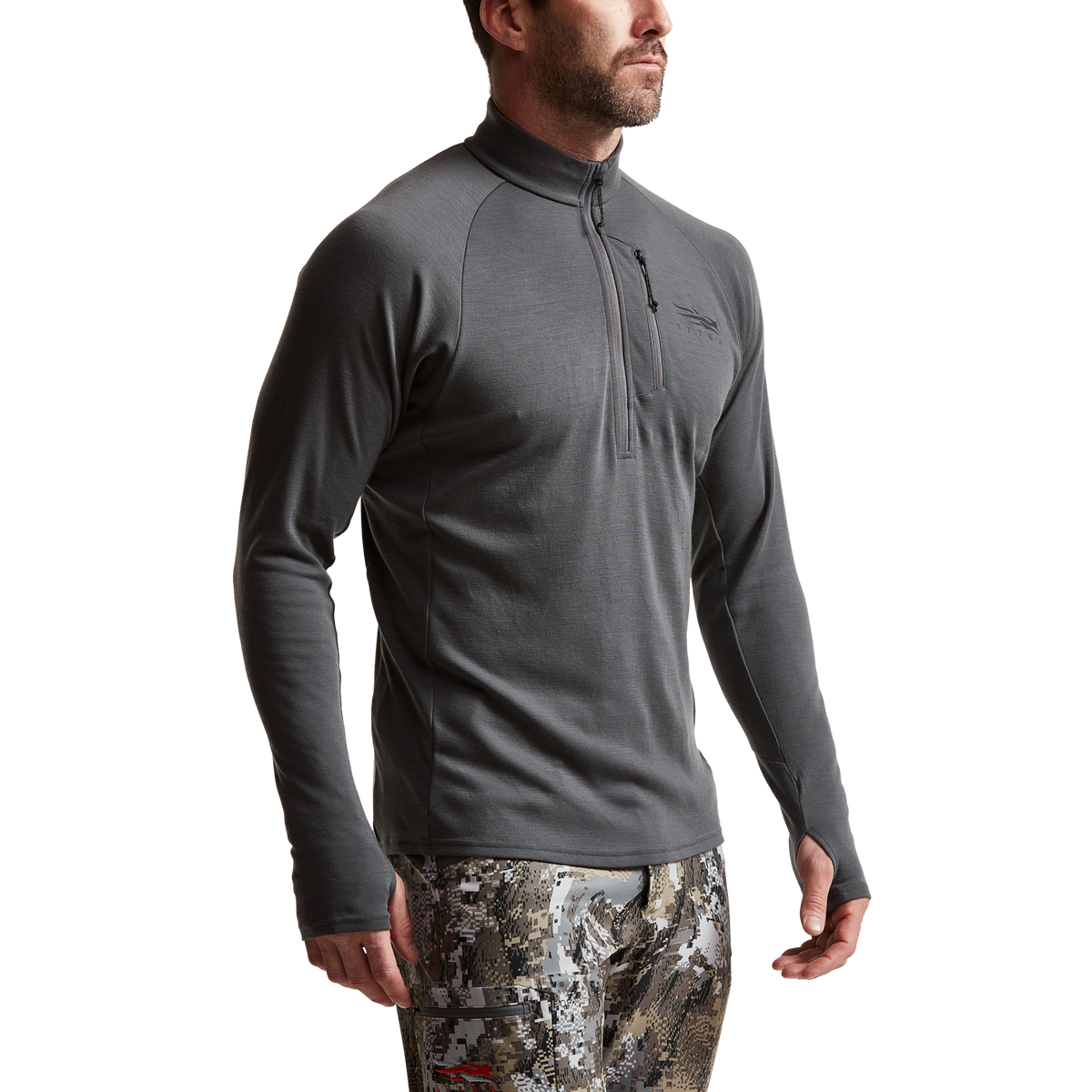 Sitka Core Merino 220 Half Zip Hoodie