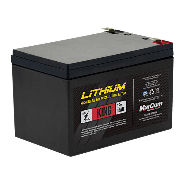 Marcum King 12V 18AH Lithium Battery