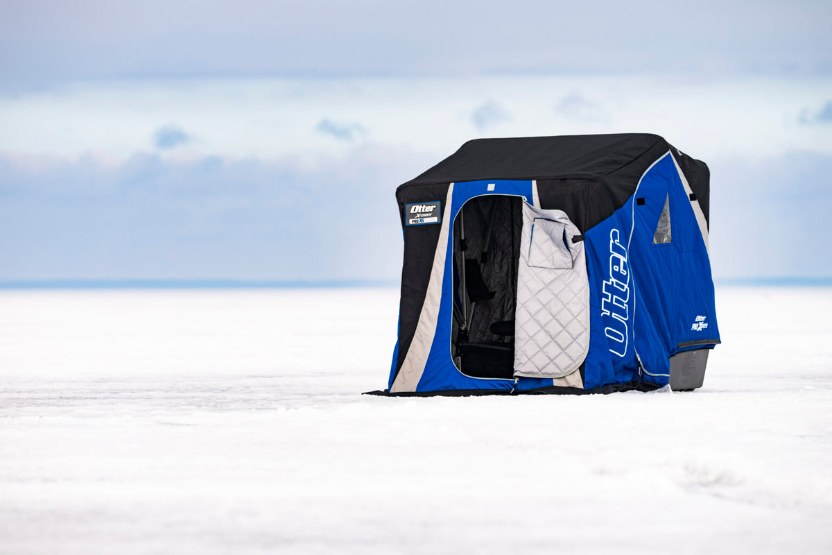 otter fishing tent Otter Pro XS Lodge X-Over Shelter