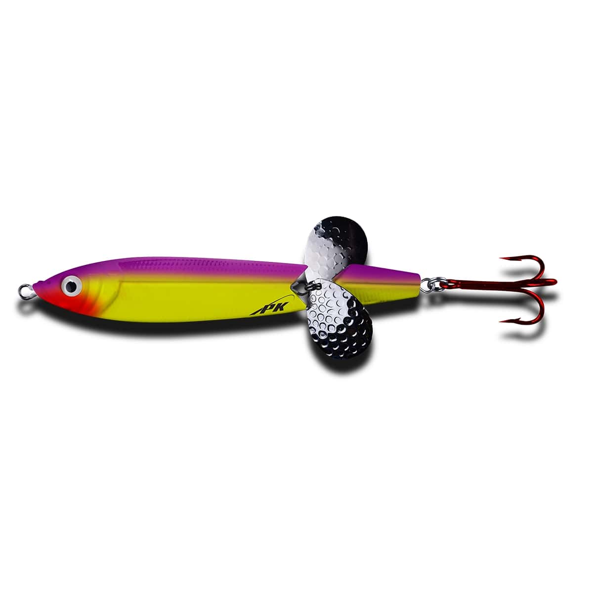 Pk Lures Flutter Fish Spoon - Firetiger Glow