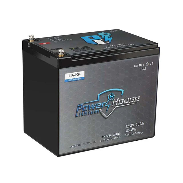 Power House Lithium 12V 30Ah Wide