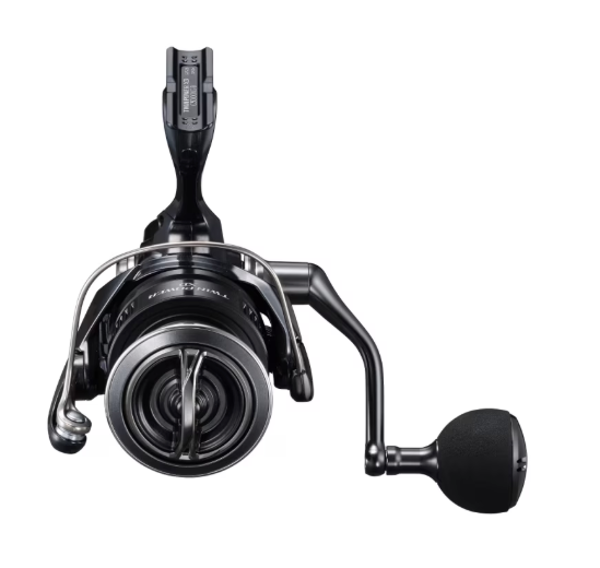 Fishing reel with Shimano TwinPower XD branding on a white background