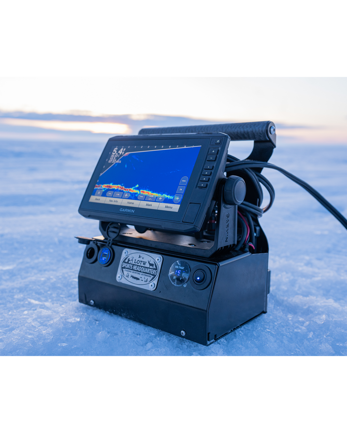 garmin ice fish finders Garmin Ultra 2 Livescope Plus Ice Fishing Bundle (Run & Gun Edition)