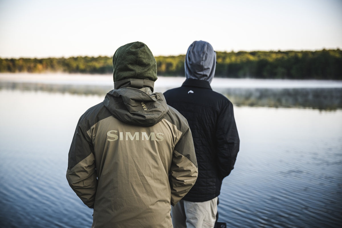 Simms Challenger Jacket - Flo Camo Rusty Red ( Small Only ) - Hunter Water  Sports