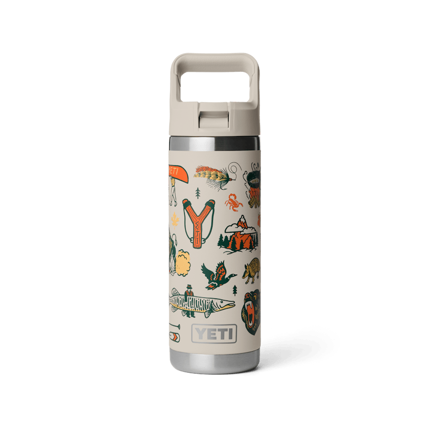Yeti Rambler 18oz Bottle With Color-Matched Straw Cap