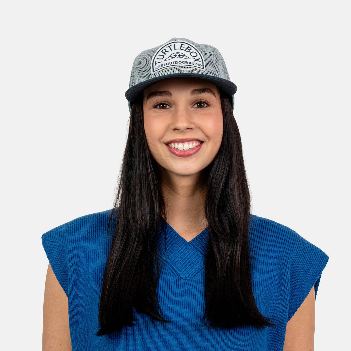 TurtleBox All Mesh Blue Cap