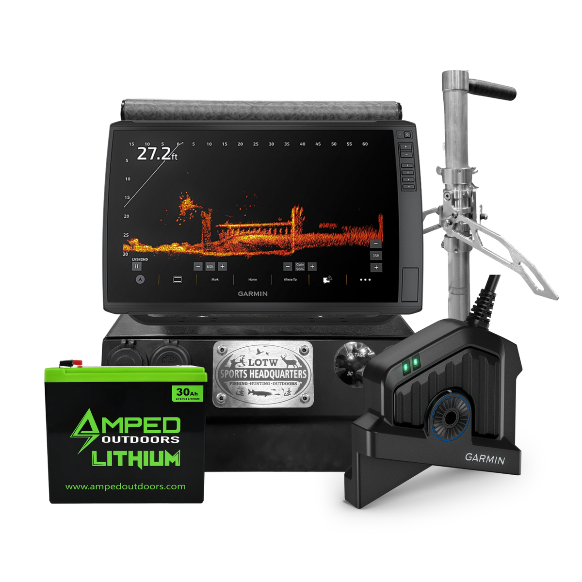 Garmin Livescope 2 Ice Fishing Bundle (LOTW Edition)