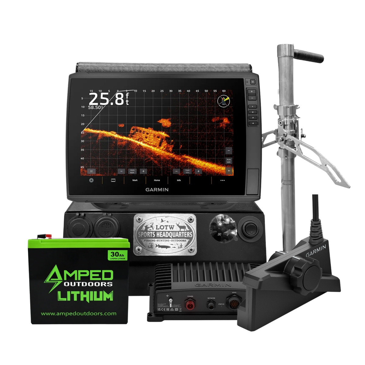 Garmin Livescope Plus Ice Fishing Bundle (LOTW Edition)