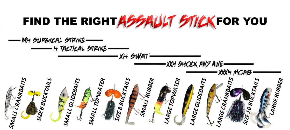 Chaos Tackle Assault Stick 20/20 Musky Rod