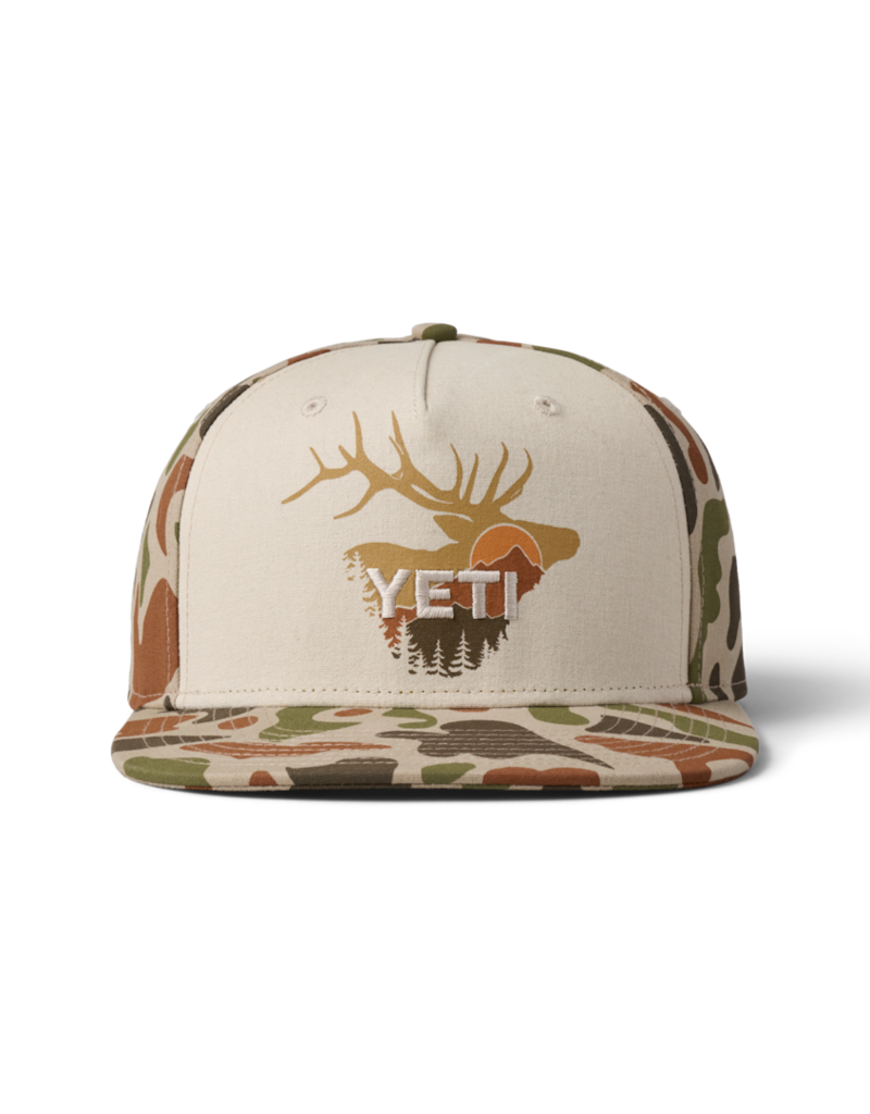Yeti Sunrise Elk Flat Brim Hat