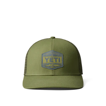 Yeti Trucker Hat Dark Moss