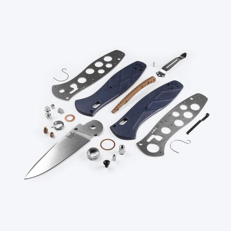 Benchmade Barrage Blue Canyon Drop Point Knife