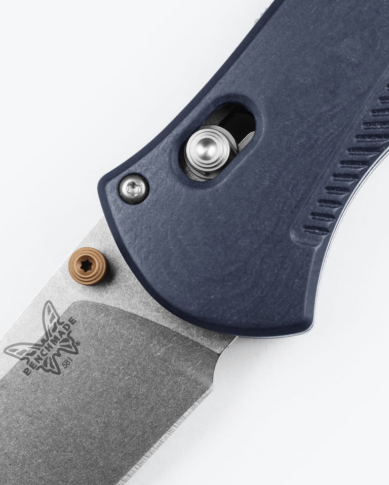 Benchmade Barrage Blue Canyon Drop Point Knife