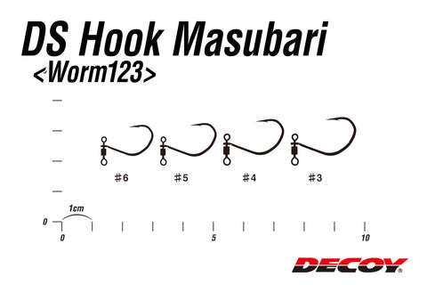 Decoy DS Masubari Worm123 Hook