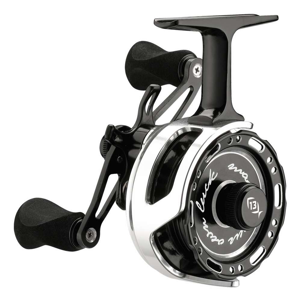 Carbon Bearing Ice Fishing Equipment 13 FISHING Descent Inline Ice Fishing Reels - Carbon Bearings & Free Spool Dead Stick Spool Clicker Fishing Reel Carbon Bearing Ice Fishing Equipment 13 FISHING Descent Inline Ice Fishing Reels - Carbon Bearings & Free Spool Dead Stick Spool Clicker Fishing Reel