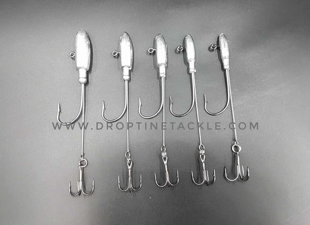 Drop Tine Tube Jigs With Stingers