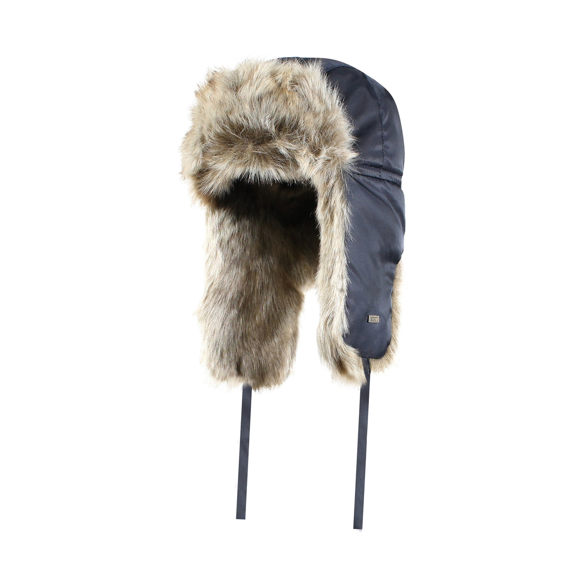 Ganka Nylon Quilted Fur Hat