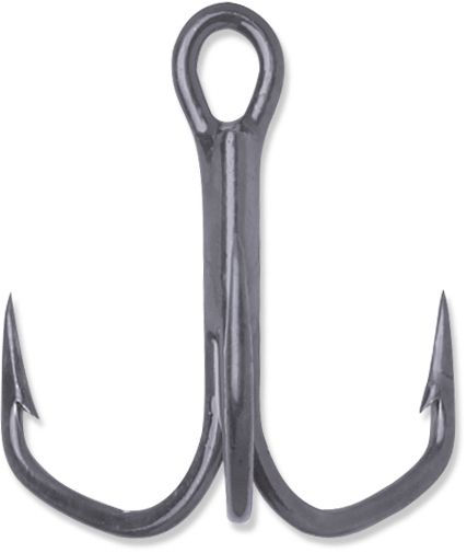 Decoy Y-F33B Treble Hook Round Bend Treble Hooks Size 14 (2555)