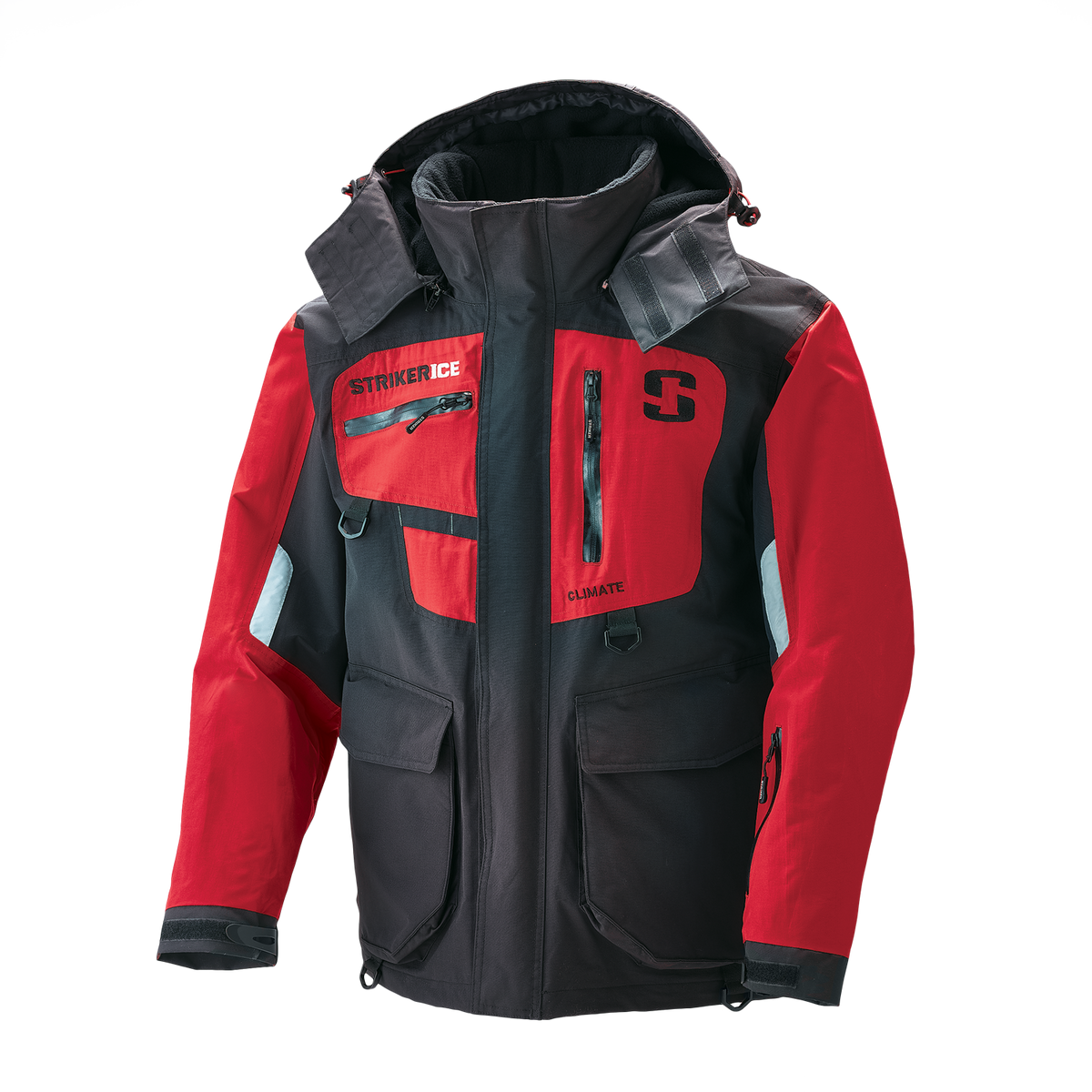 Striker Ice Climate Jacket - Red/Black - Side