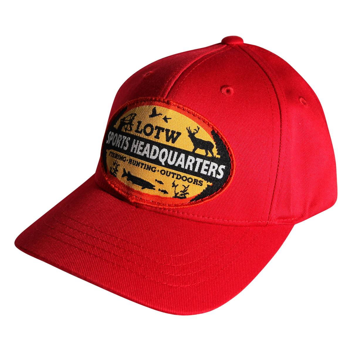 LOTW Sports Headquarters Flexfit Youth Hat - Red