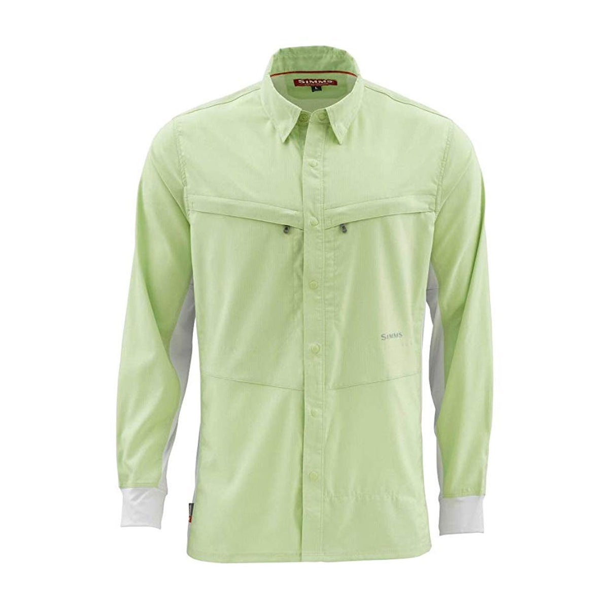 Simms Intruder BiComp Long Sleeve Shirt - Light Green